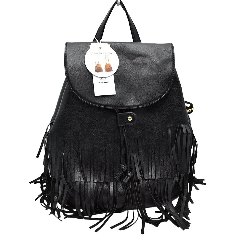 Stylish Fringe Backpack